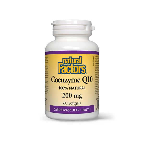 coenzyme q10 200mg 60 softgels natural factors