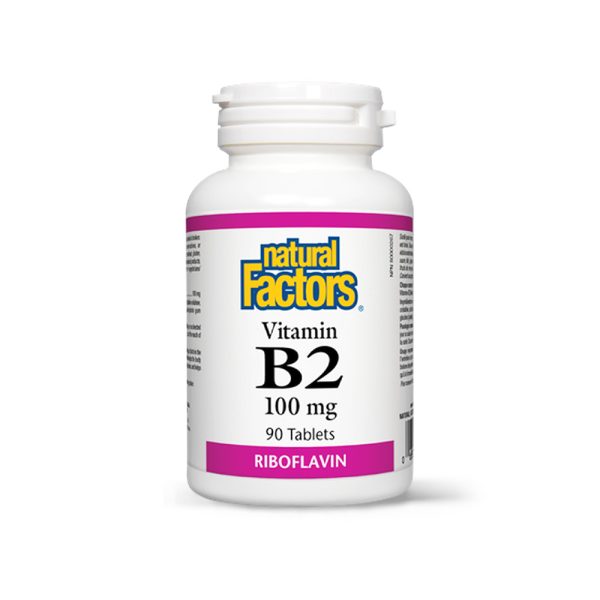 vitamina b2 - riboflavina - natural factors