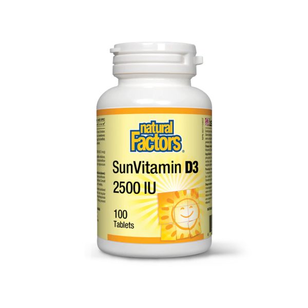 SunVitamin D3 Forte 2500 UI – 100 tablete